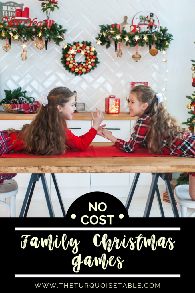 A group of children laughing and playing the Fluffy Frosty marshmallow challenge family Christmas game