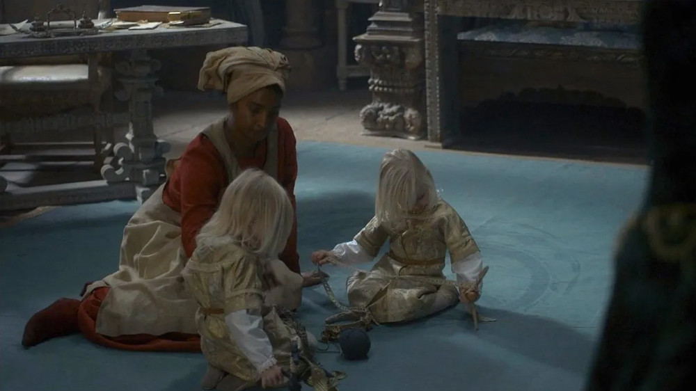 The children of Helaena and Aegon II Targaryen in House of the Dragon