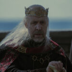 King Viserys I Targaryen contemplating the Targaryen succession in House of the Dragon