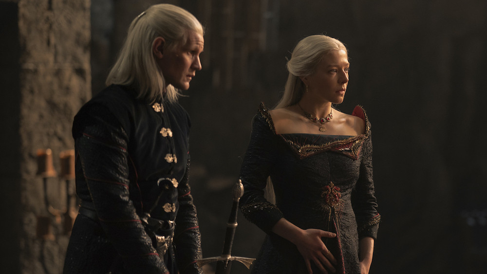Young princes Aegon III and Viserys II Targaryen in House of the Dragon