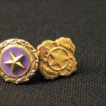 Close-up of a Gold Star Lapel Pin, a symbol of sacrifice worn by Gold Star Families to honor fallen U.S. service members.
