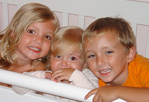 Emma, Katie and Kyle Coble.