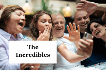 A pop culture themed list of iconic family chat names for a trendy family group.