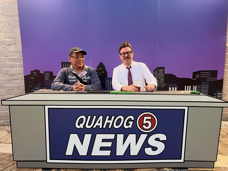 Quahog News photo opportunity at Family Guy Giggity Golf