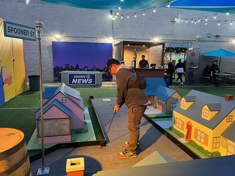 Hole 5, Spooner Street neighborhood from Family Guy at Giggity Golf