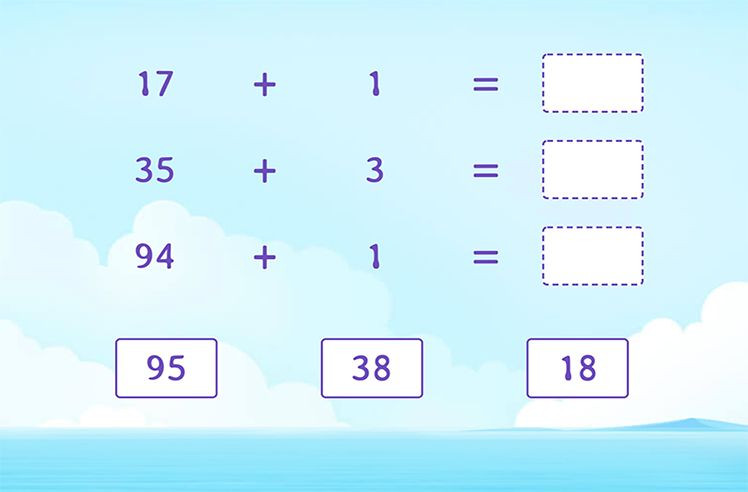 Add 2-Digit and 1-Digit Numbers Game