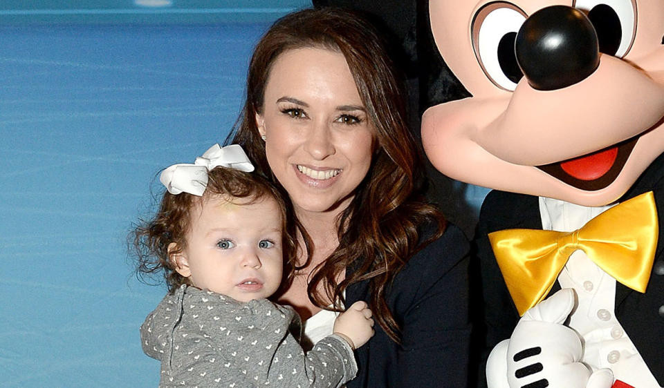 Lacey Chabert with her daughter Julia Mimi Bella, showcasing their close bond