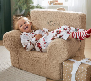 Pottery Barn Kids Heritage Santa Family Pajamas for a classic Christmas 2024 look