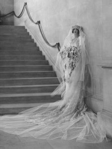 Cornelia Vanderbilt wedding portrait in 1924