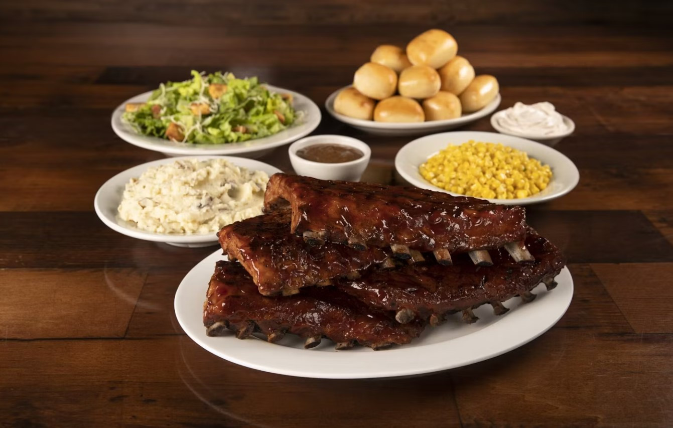 BBQ perfection with Family Sized Ribs Meal at Texas Roadhouse