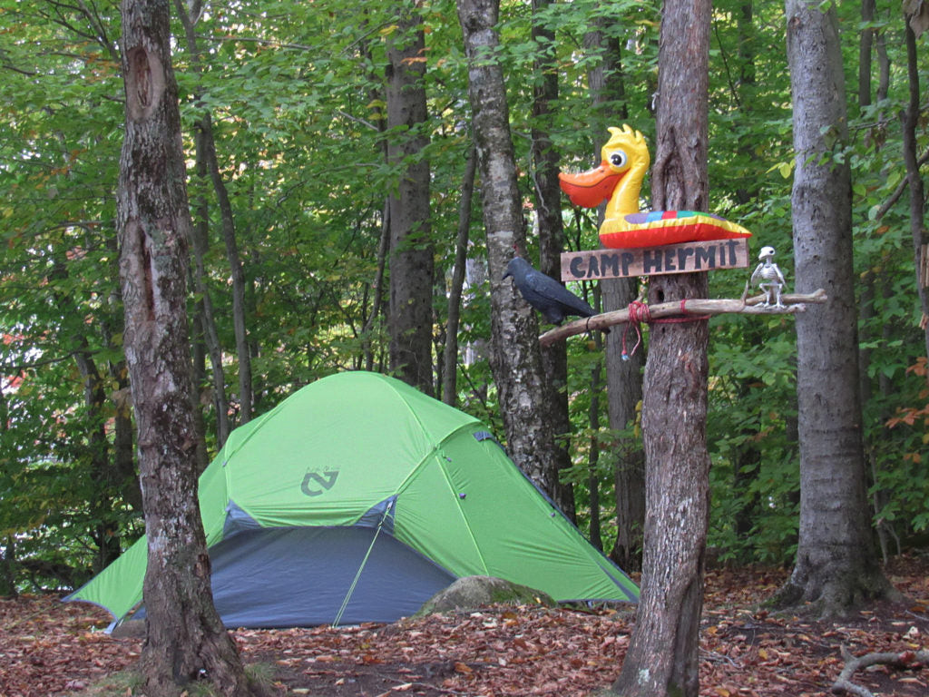 Favorite family camping spot, Camp Hermit, in the Adirondacks
