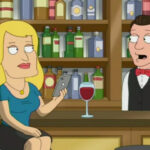 Family Guy characters in a scene.