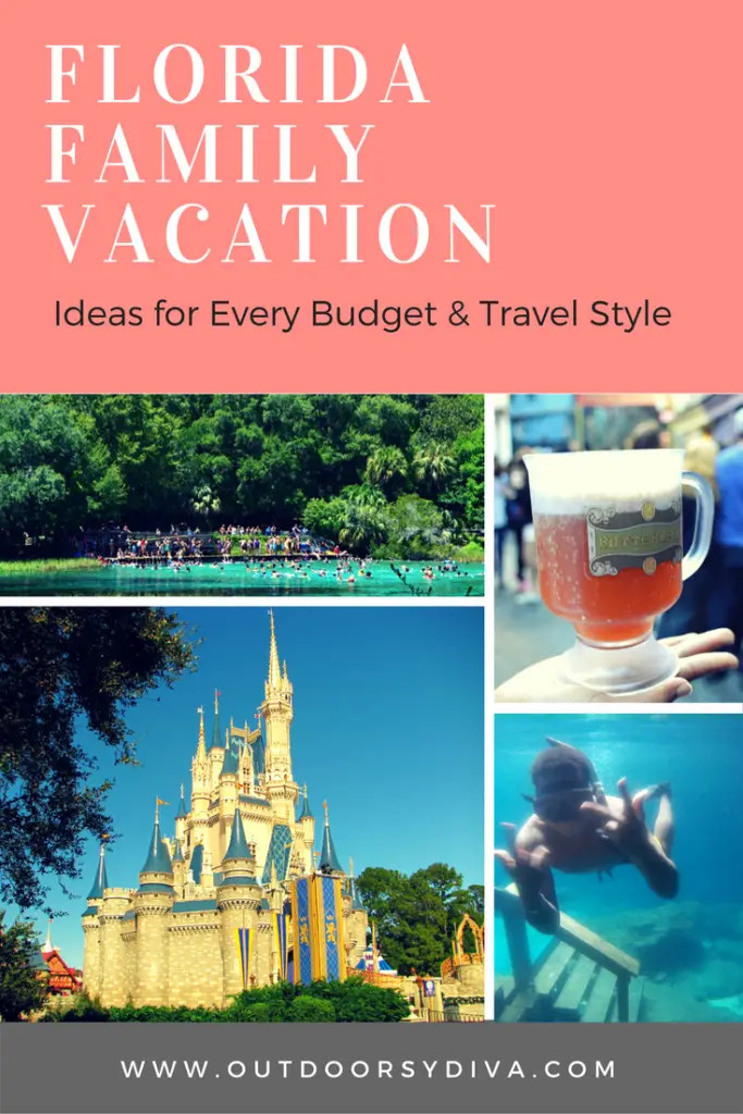 Vertical Pinterest pin image for Florida Family Vacation