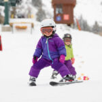 Children enjoying ski lessons at Snowbird resort