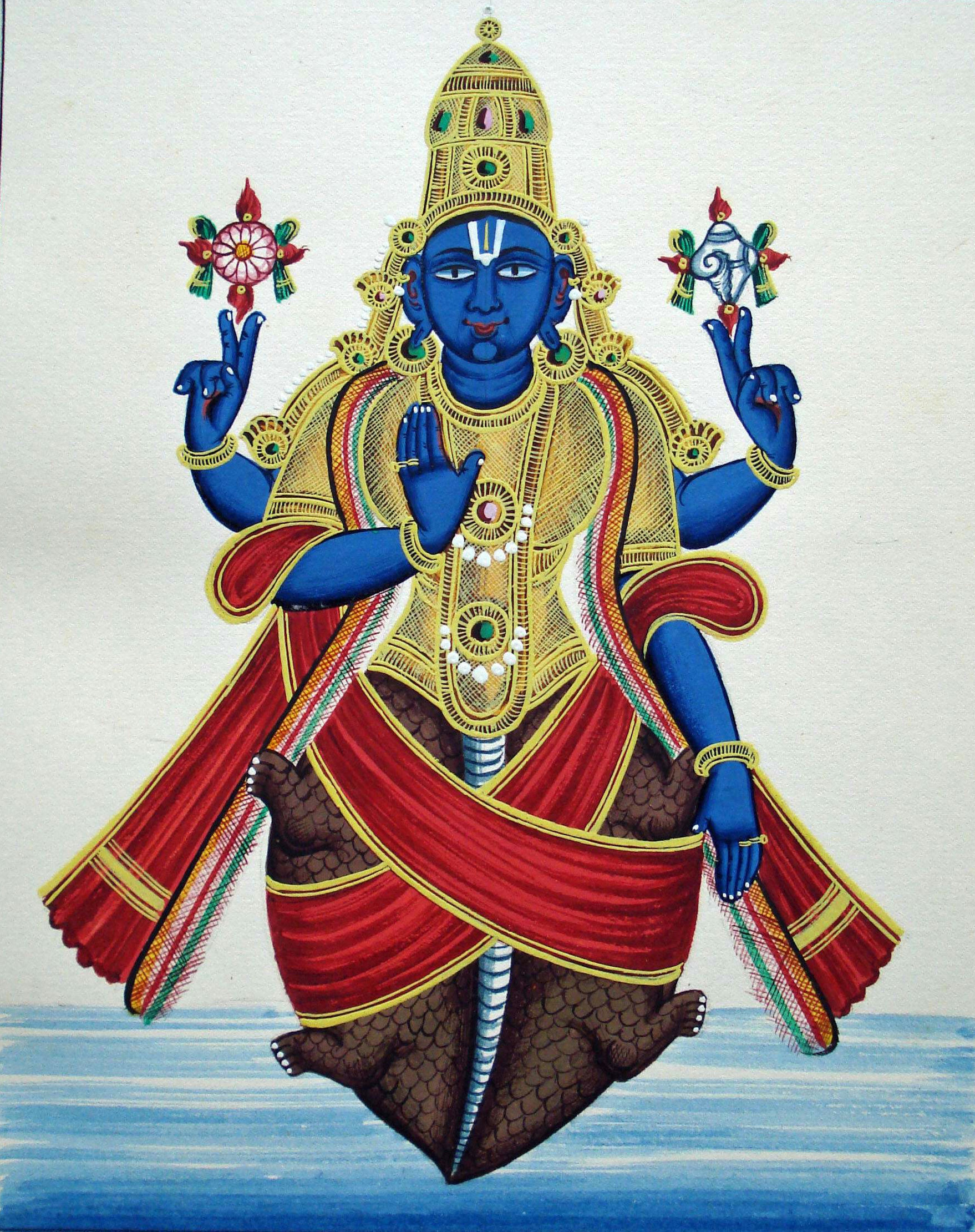 Goddess Durga slaying Mahishasura