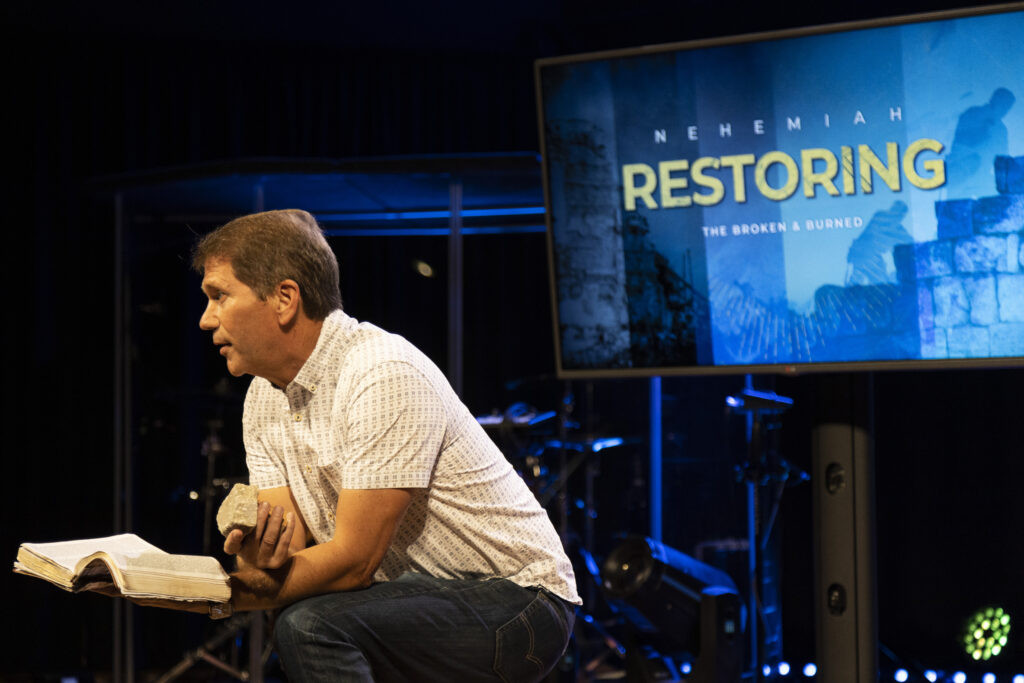 Bible teaching session at Christian Family Chapel