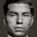 Lucky Luciano, the architect of the Five Families structure and the Mafia Commission, in a historical portrait.