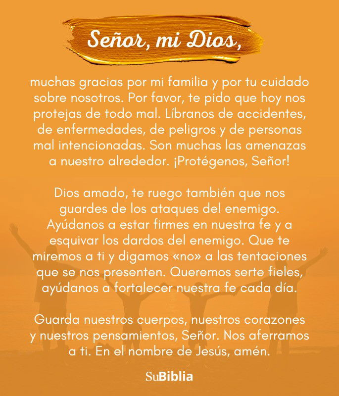 muchas gracias por mi familia
