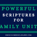 People in a close-knit family reading Bible scriptures on family unity together, symbolizing love and togetherness.