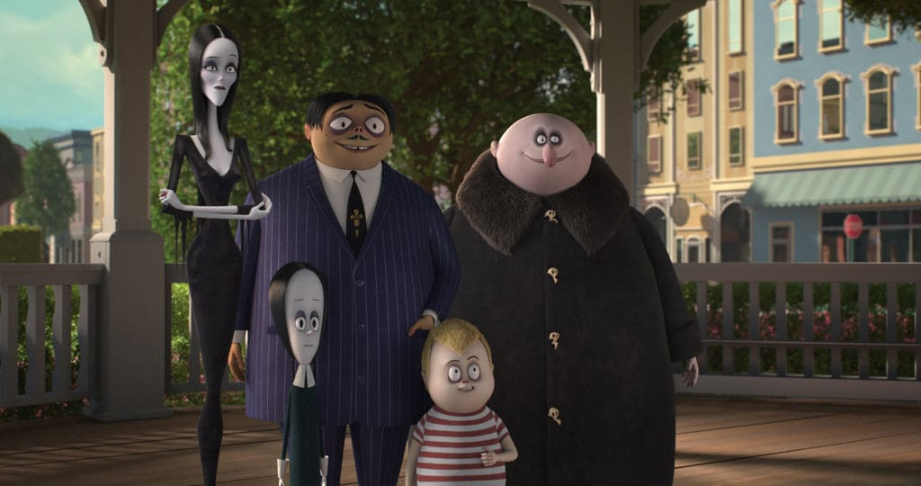 The Addams Family animated movie scene, a good film for family Halloween viewing