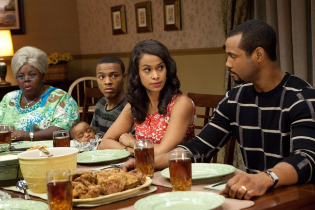 Tyler Perry as Madea in Madea's Big Happy Family movie