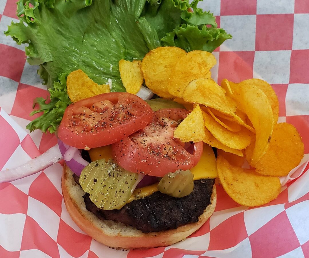 Critchfield's Butch's Grill Classic Cheeseburger