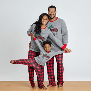 Iffei Matching Family Christmas Pajamas for cozy Christmas morning