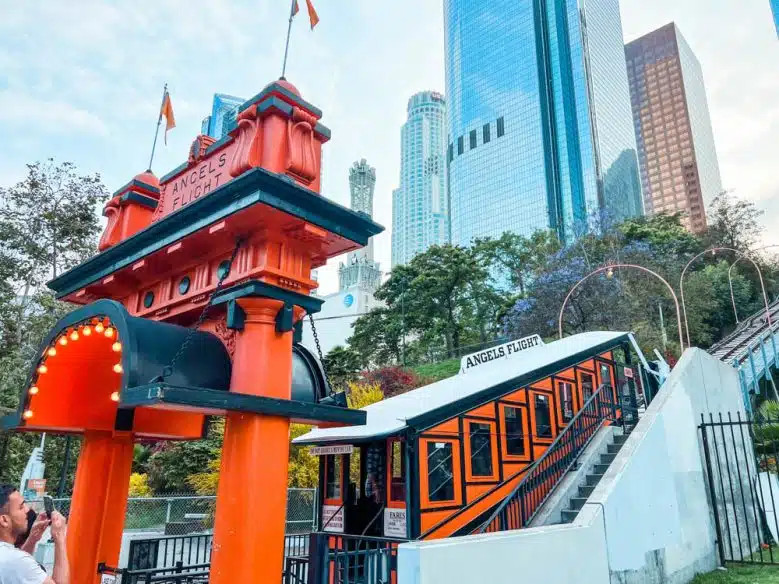 Angels Flight Railway in Downtown LA