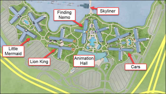 Art of Animation Resort Layout
