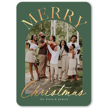 A playful family ready for the holidays