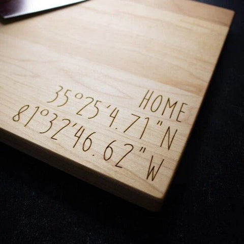 Coordinates Cutting Board is a fantastic addition to your list of Xmas gifts