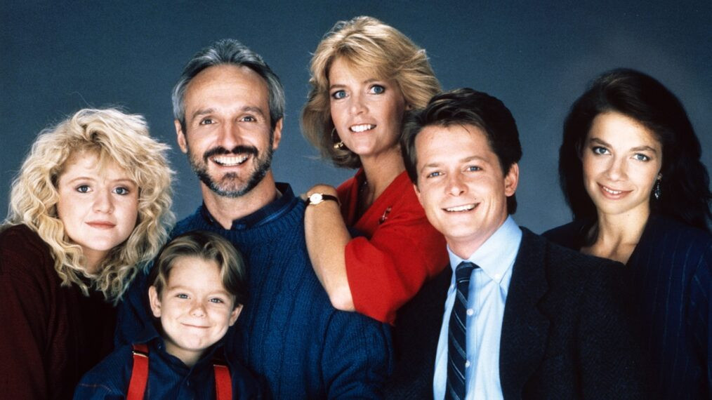 The Family Ties Cast in a promotional photo; The chemistry between the cast members is a hallmark of the show