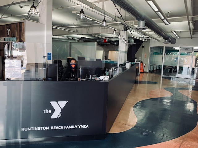 A group fitness class at Huntington Beach YMCA