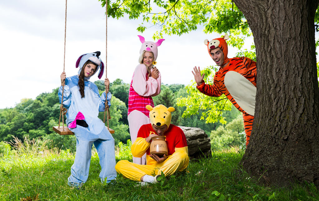 Magical Winnie the Pooh Group Costume