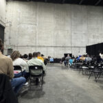 Family Feud taping audience members