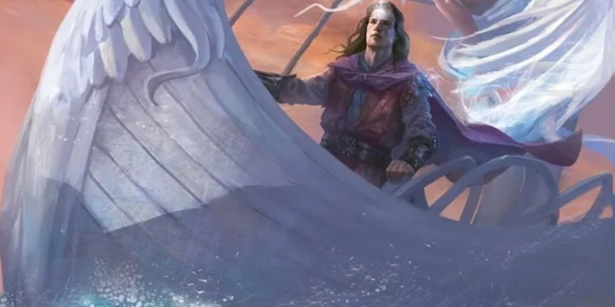 Eärendil on his ship Vingilótë from The Silmarillion by Alberto Dal Lago.