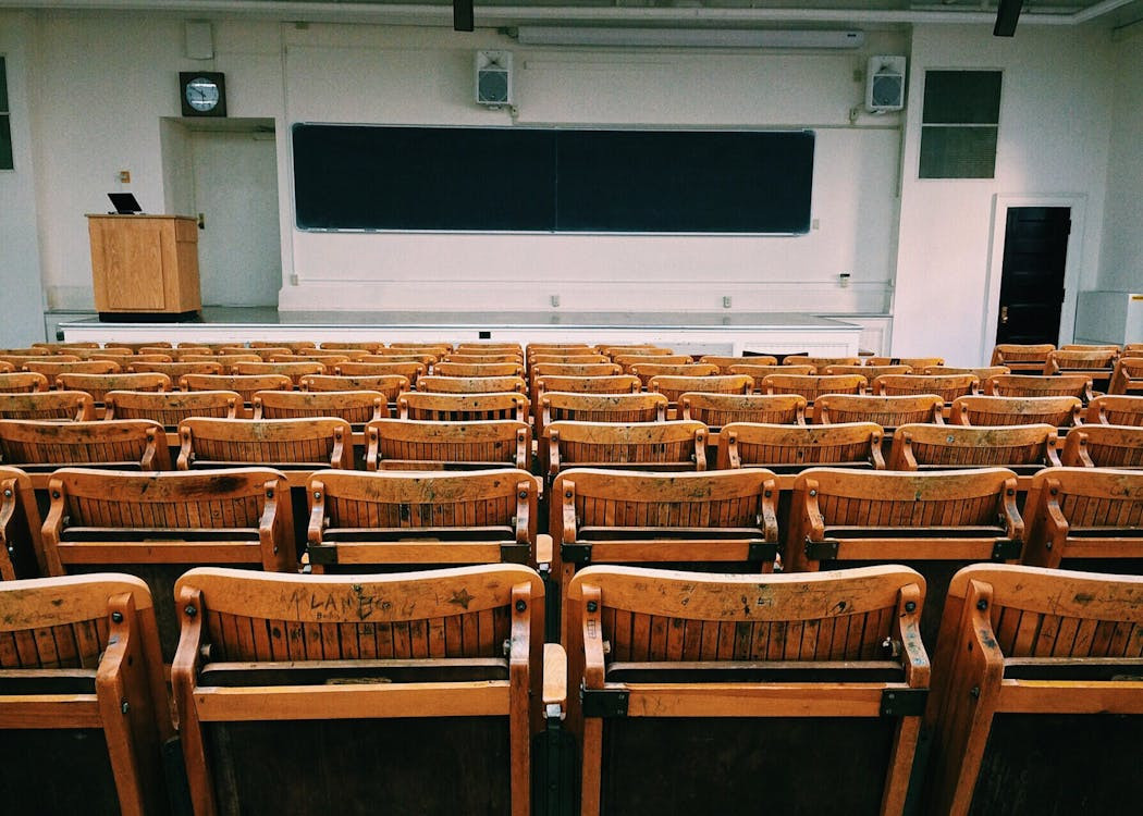 Group of diverse children in a classroom setting