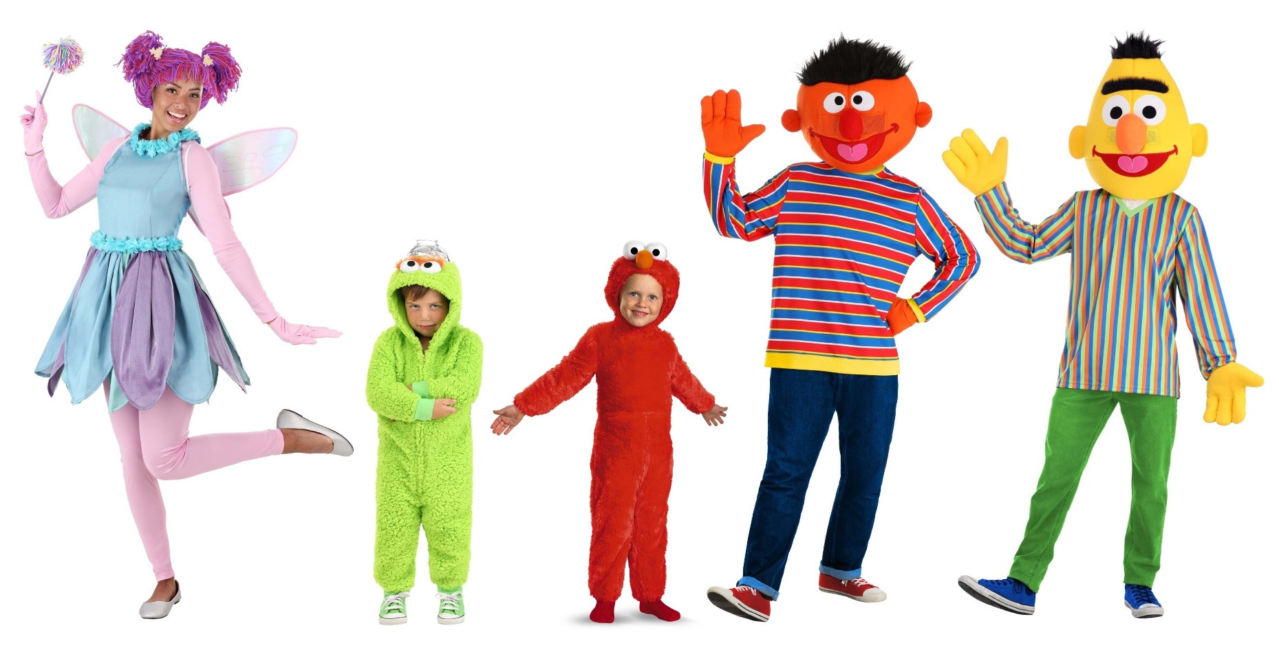 Sesame Street Family Halloween Costumes