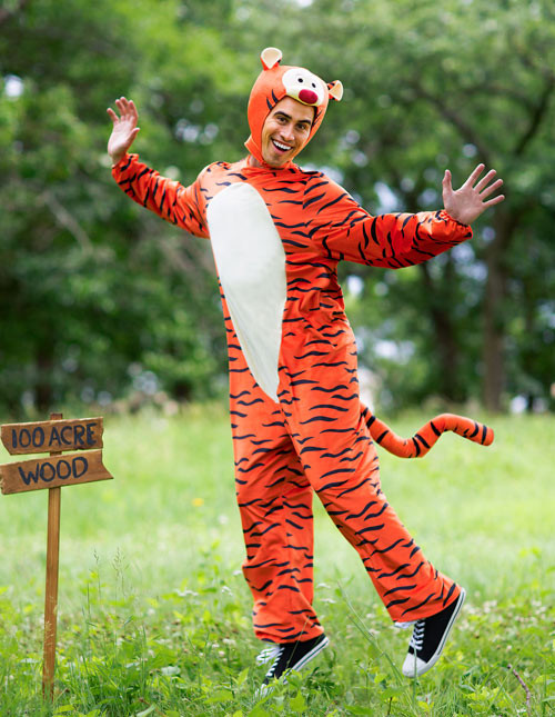 Energetic Tigger Costume for Adults