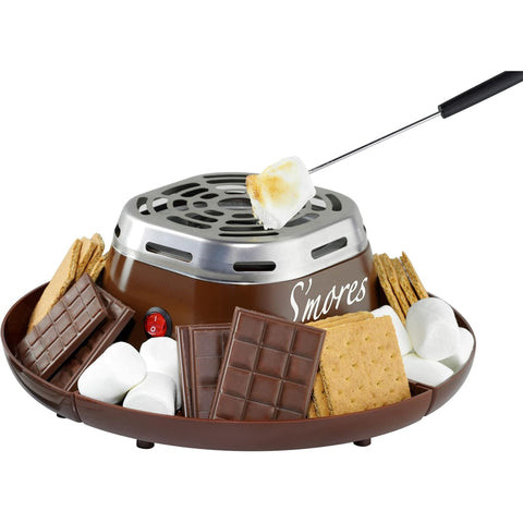 Tabletop Indoor Electric S'mores Maker brings the joy of campfire treats into your home